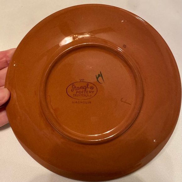 Stangl Pottery 'Magnolia' Bread & Butter Plates Set 5 Vintage 1950-70 MCM - Picture 6 of 6